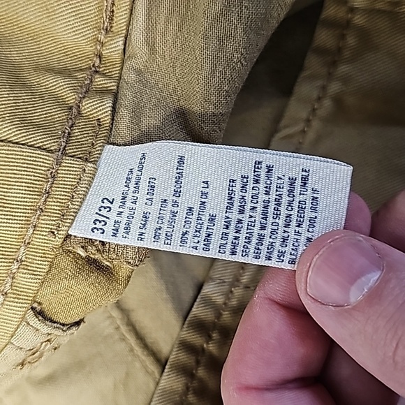American Eagle 33x32 tan slim straight pants - Picture 8 of 8